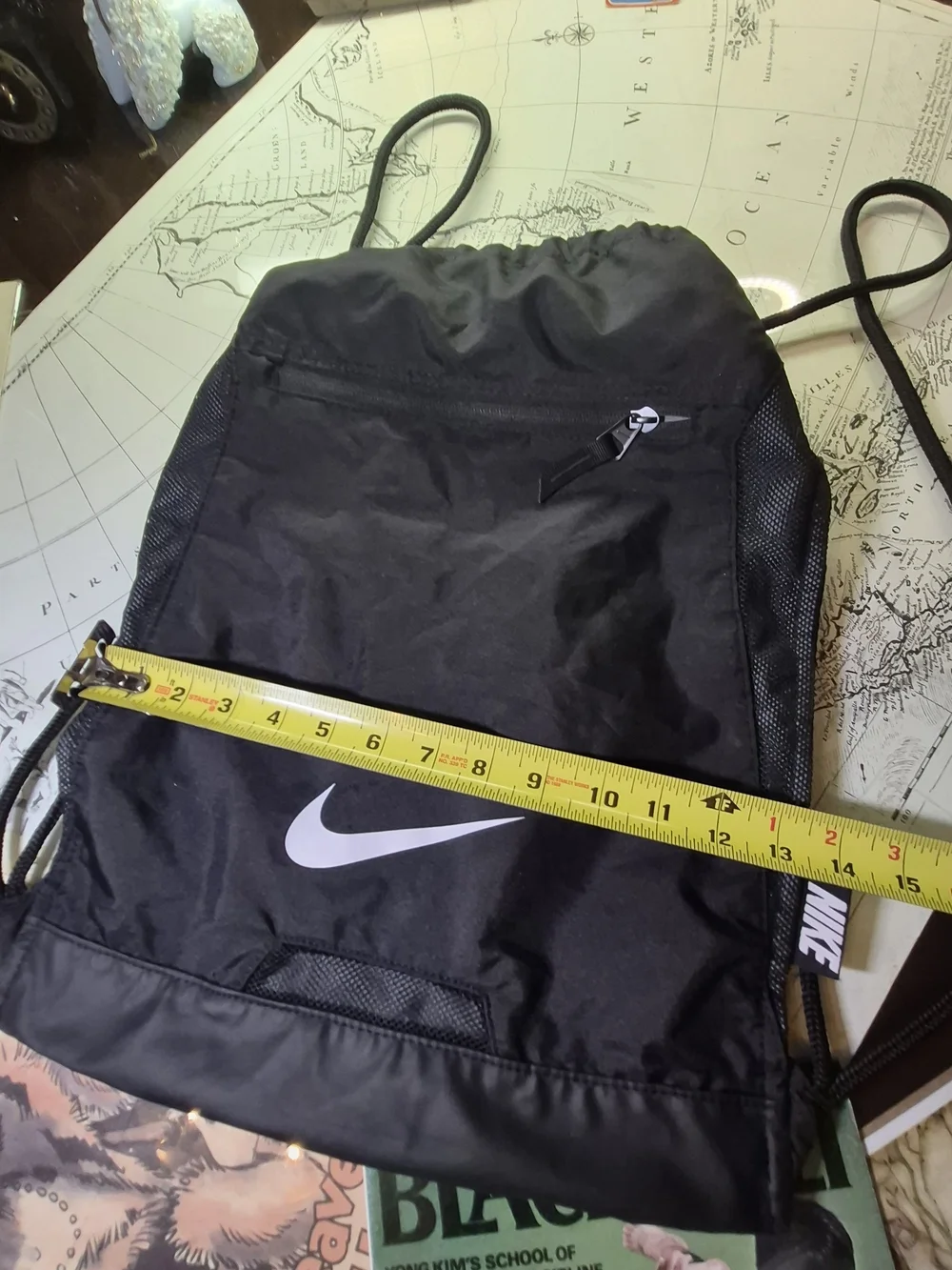 Nike Black Drawstring Gym Sack - Lightweight Men’s Bag